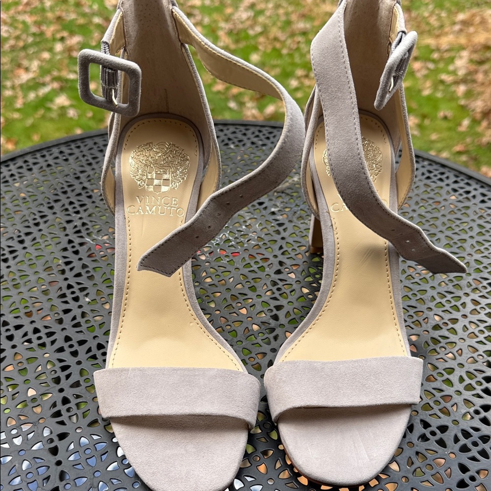 Vince Camuto Women's Grey Heeled Sandals - Picture 1 of 12
